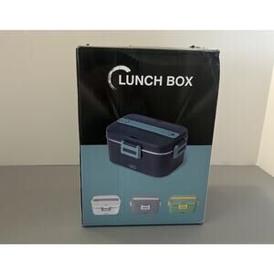 1.8L Electric Heating Lunch Box Portable for Car Office Food Warmer Container US
